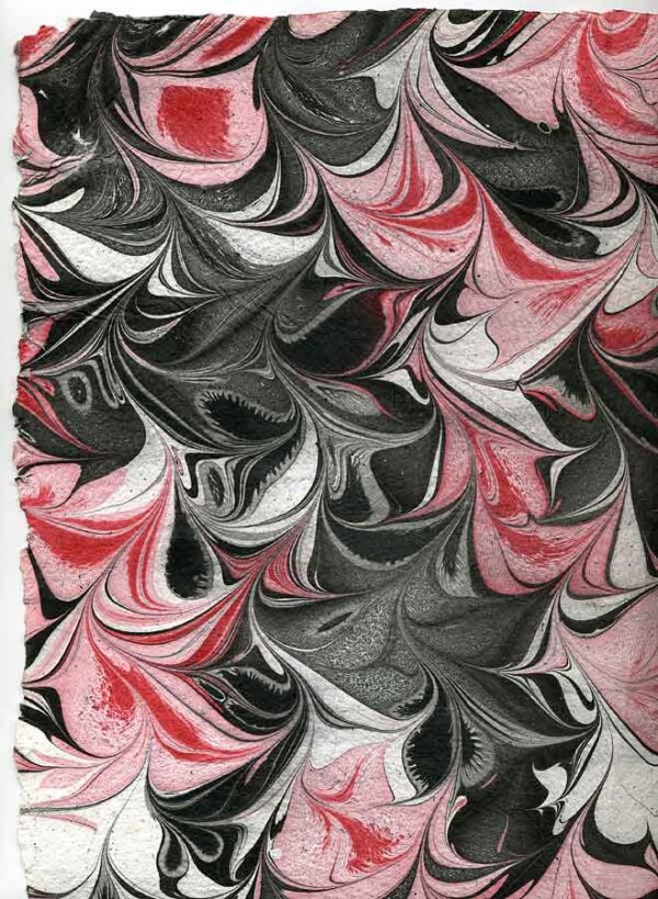 red black gray marbled paper