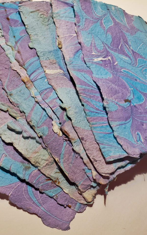 Marbled Blues Paper 10 pack