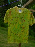 T-shirt Marbled - Forest Canopy Stones Yellow Stones